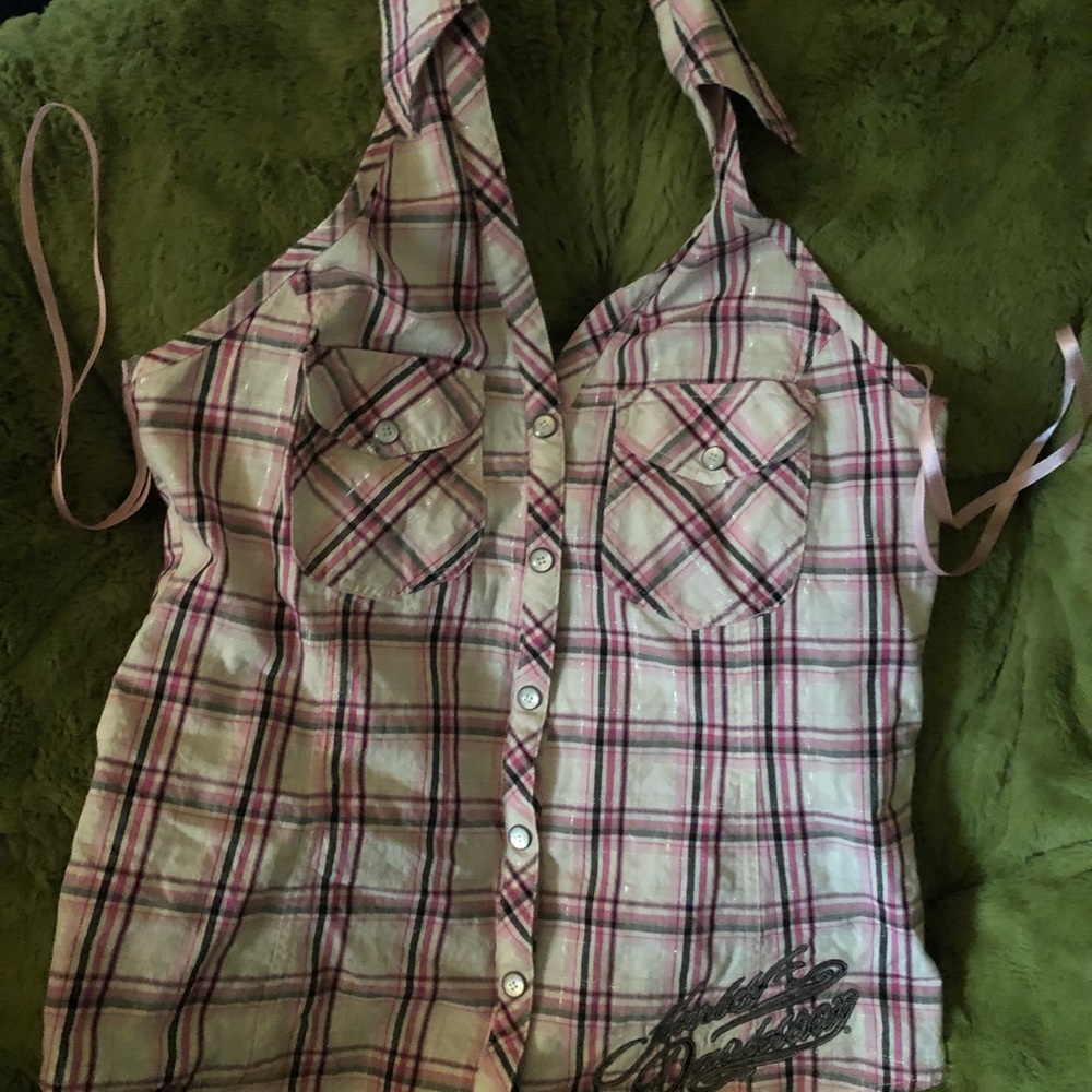 Harley Davidson halter/around neck